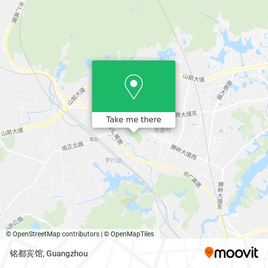 铭都宾馆 map