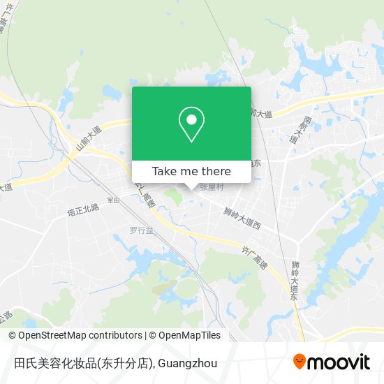 田氏美容化妆品(东升分店) map