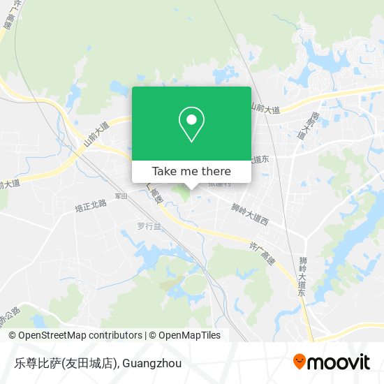 乐尊比萨(友田城店) map