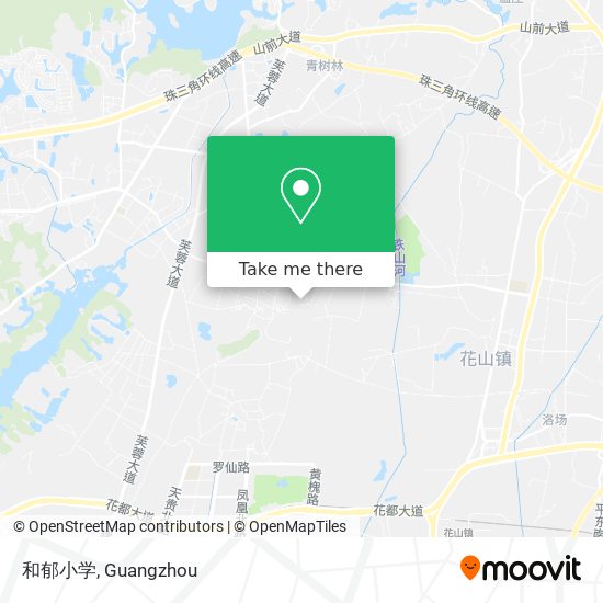 和郁小学 map