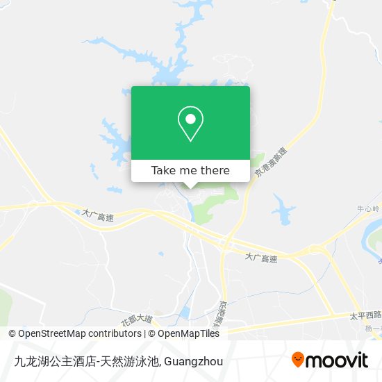 九龙湖公主酒店-天然游泳池 map