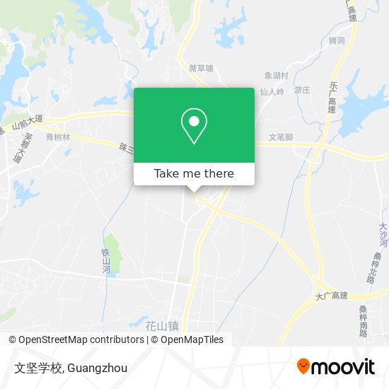 文坚学校 map