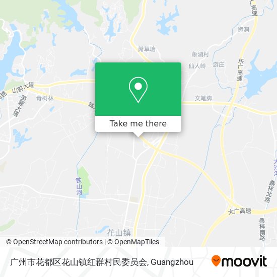 广州市花都区花山镇红群村民委员会 map