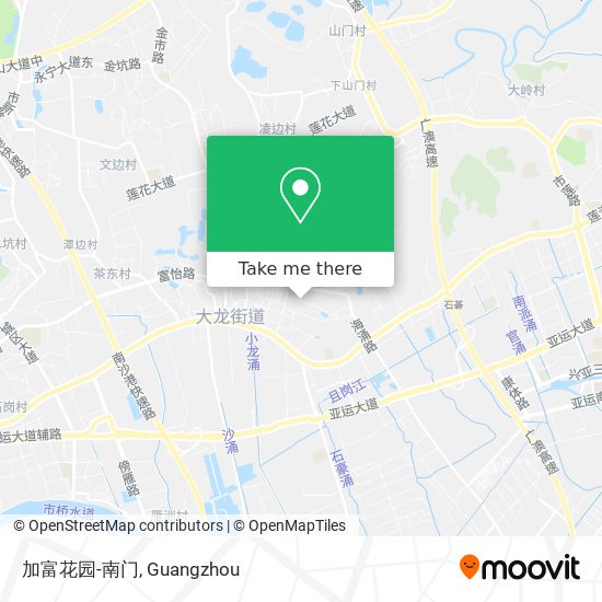 加富花园-南门 map