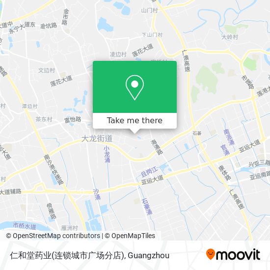 仁和堂药业(连锁城市广场分店) map