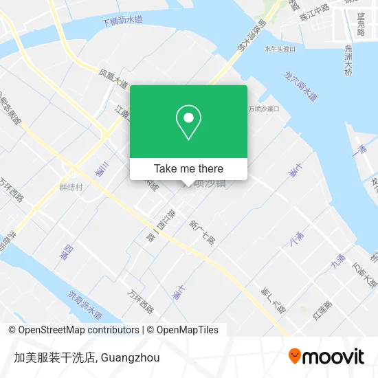 加美服装干洗店 map