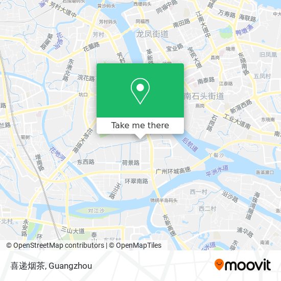 喜递烟茶 map