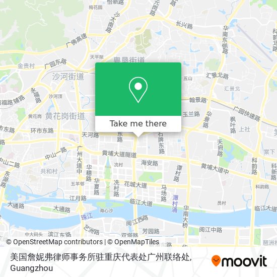 美国詹妮弗律师事务所驻重庆代表处广州联络处 map