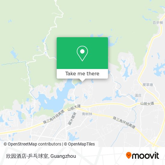 欣园酒店-乒乓球室 map
