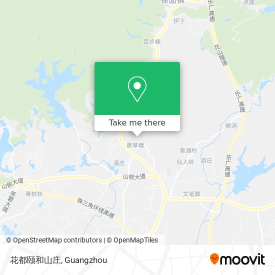 花都颐和山庄 map