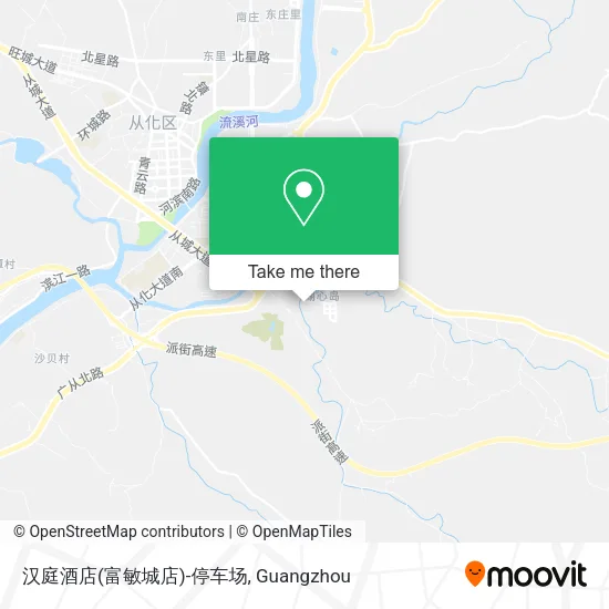汉庭酒店(富敏城店)-停车场 map