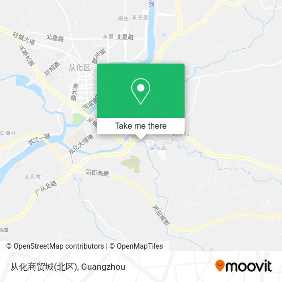 从化商贸城(北区) map