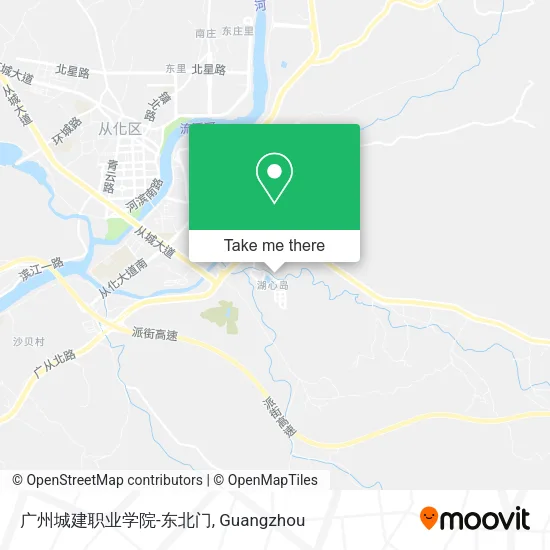 广州城建职业学院-东北门 map