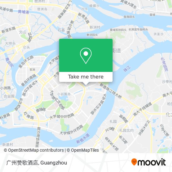 广州赞歌酒店 map