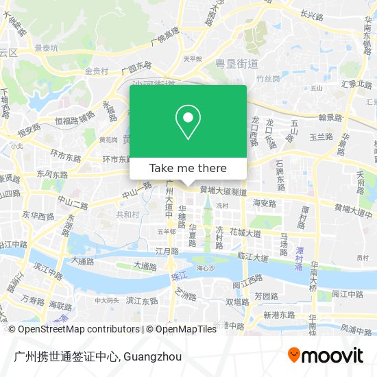 广州携世通签证中心 map