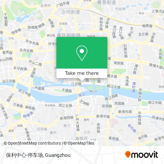 保利中心-停车场 map