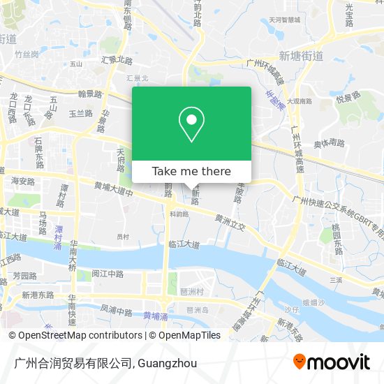 广州合润贸易有限公司 map