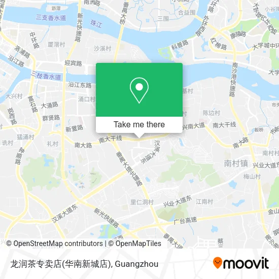 龙润茶专卖店(华南新城店) map