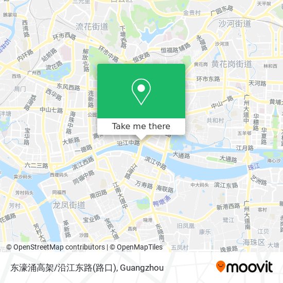 东濠涌高架/沿江东路(路口) map