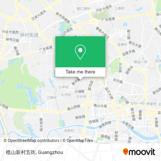 榄山新村五街 map