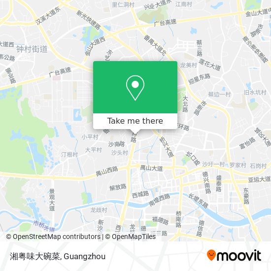 湘粤味大碗菜 map