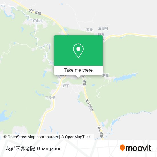 花都区养老院 map