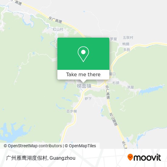 广州雁鹰湖度假村 map