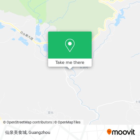 仙泉美食城 map