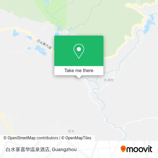 白水寨嘉华温泉酒店 map