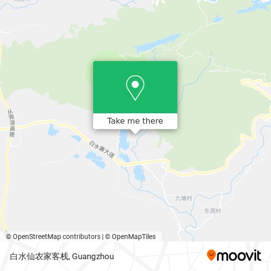 白水仙农家客栈 map