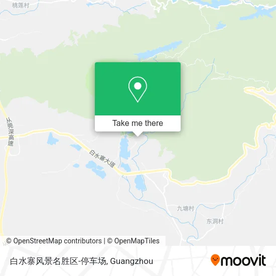 白水寨风景名胜区-停车场 map