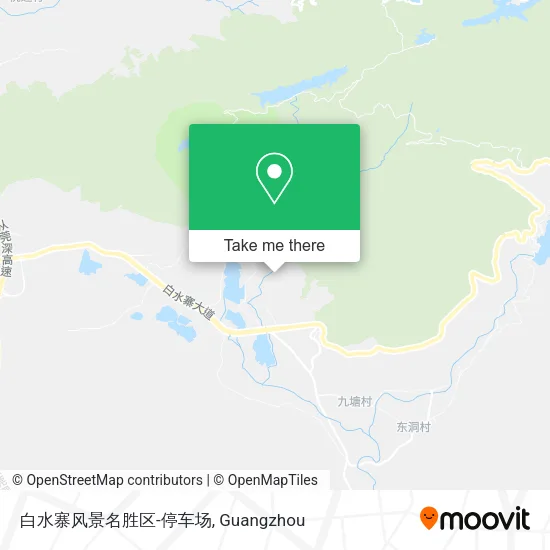 白水寨风景名胜区-停车场 map