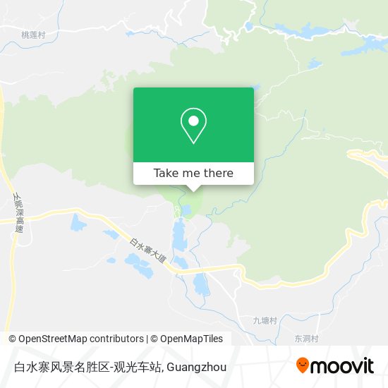 白水寨风景名胜区-观光车站 map
