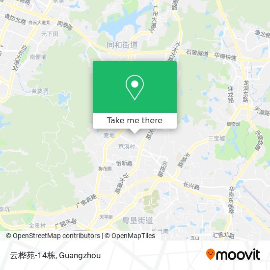 云桦苑-14栋 map