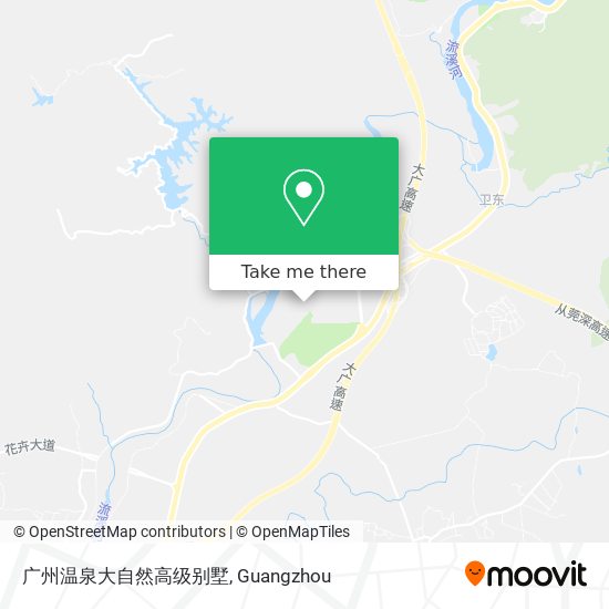 广州温泉大自然高级别墅 map