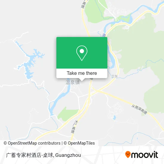 广蓄专家村酒店-桌球 map