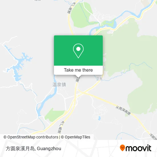 方圆泉溪月岛 map