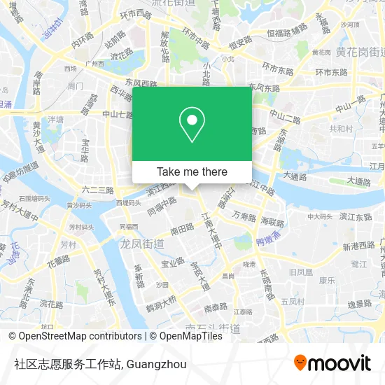 社区志愿服务工作站 map