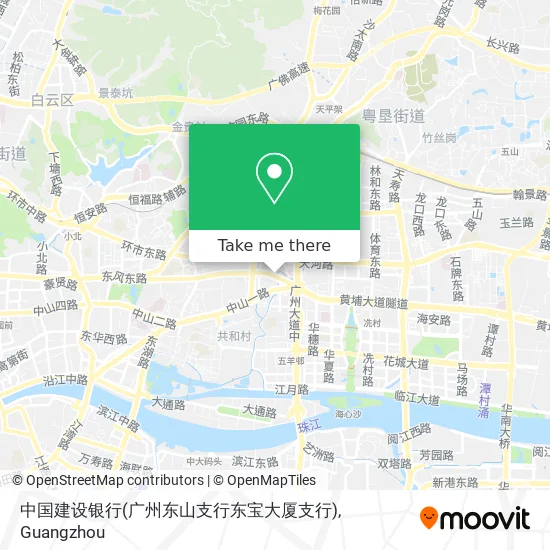 中国建设银行(广州东山支行东宝大厦支行) map