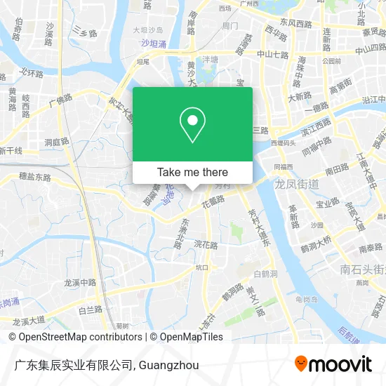 广东集辰实业有限公司 map
