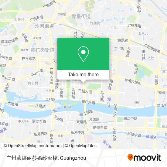 广州蒙娜丽莎婚纱影楼 map
