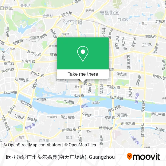 欧亚婚纱广州蒂尔婚典(南天广场店) map