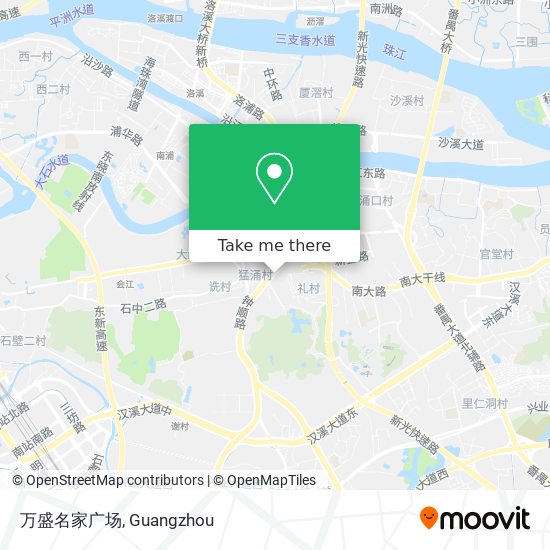 万盛名家广场 map