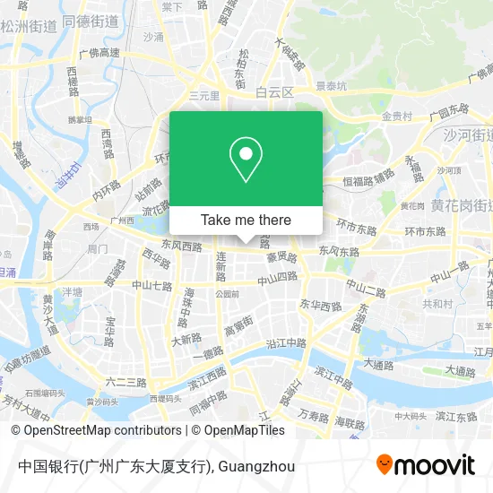 中国银行(广州广东大厦支行) map