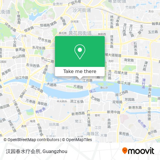 汉园春水疗会所 map