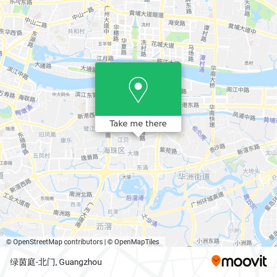绿茵庭-北门 map