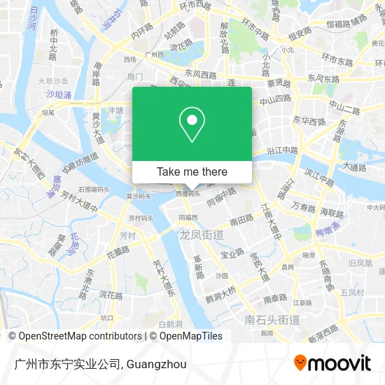 广州市东宁实业公司 map