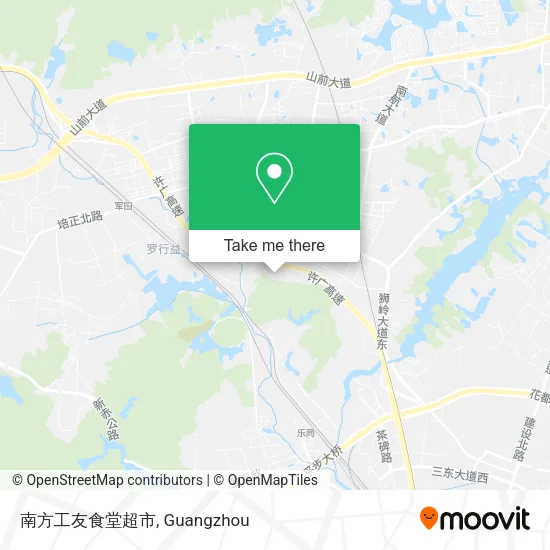南方工友食堂超市 map