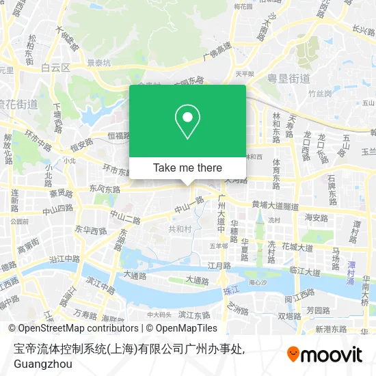 宝帝流体控制系统(上海)有限公司广州办事处 map