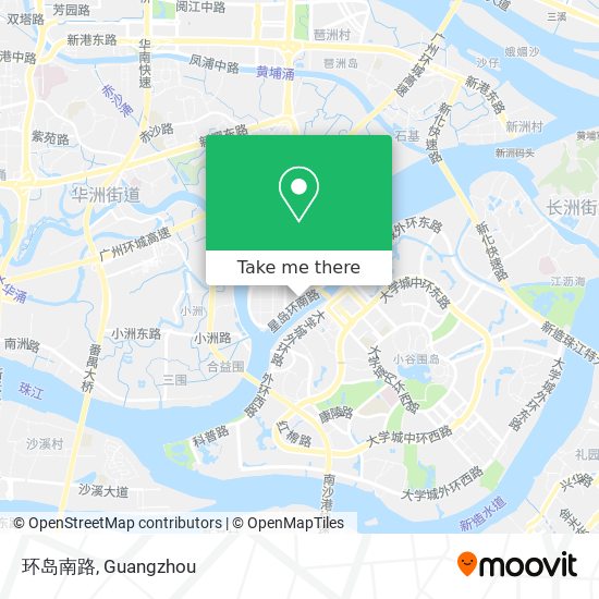 环岛南路 map